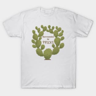 Surrounded By Pricks Prickly Pear Cactus T-Shirt